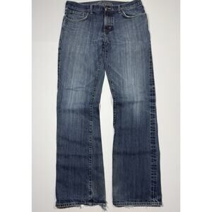 Vintage Old Navy Selvedge Denim Jeans The Authentic Bootcut Distressed Y2K 34x36